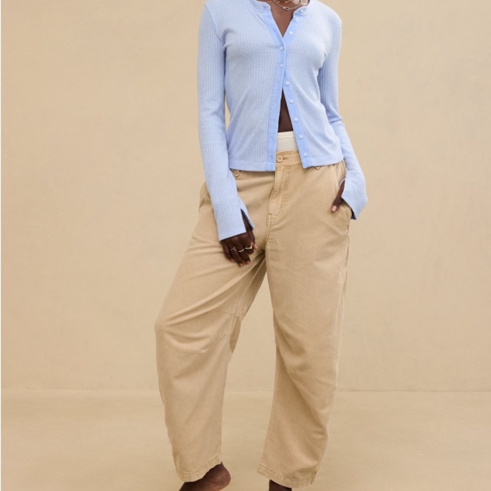 NWOT Aerie Barrel Leg Pants